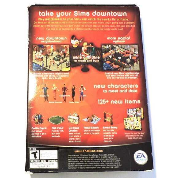 Electronic Arts The Sims Deluxe Edition And 4 Expansion Packs Computer Games - Picture 12 of 13